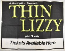 Thin Lizzy vintage tour poster, 75 x 98cm, folded.