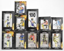 Eleven Paul's Model Art Minichamps 'Valentino Rossi Collection' 1:12 scale MotoGP resin figurines,