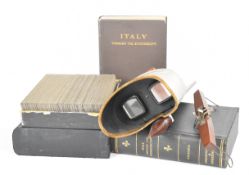 D.J. Ellison Italy Through The Stereoscope, comprising a collection of 100 view cards (complete),