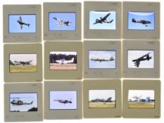 Terence Burke Collection approximately 1500 35mm colour aviation slides, circa 1990-91, to include