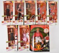 Seven Galoob Spice Girls 'Girl Power' dolls comprising Emma 23502, Mel C 23503, Mel B 23505 two Geri