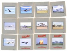Terence Burke Collection approximately 1800 35mm colour aviation slides, circa 1984-85, to include