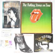 Rolling Stones ephemera to include signed Keith Richards record sleeve, signed Bill Wyman