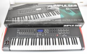 Novation Impulse 61 key MIDI keyboard controller, in original box