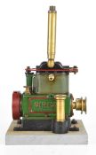 Stuart Sirius twin cylinder enclosed live steam engine with displacement lubricator, screw