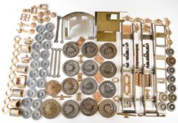 Two part built 3½ inch gauge Virginia American style live steam locomotives comprising frames,