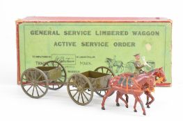 Britains Royal Engineers General Service Limbered Waggon Active Service Order, set number 1331, in