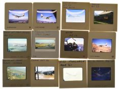 Terence Burke Collection approximately 105 35mm colour aviation slides, circa 1950s to 1960s, sent