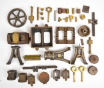 Stuart 10V and D10 live steam engine castings and parts including main frames, cylinders,