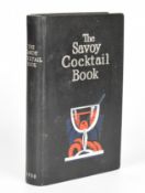 [Fine Binding] The Savoy Cocktail Book compiled by Harry Craddock of The Savoy Hotel London with