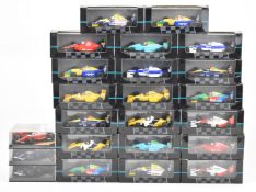Twenty three Onyx diecast model Formula 1 racing cars, the majority being from the F1 '90