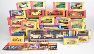Thirty six mostly Matchbox Models of Yesteryear diecast cars from various series, to include Y-1