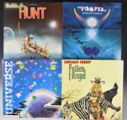 A collection of approximately fifty Prog Rock/Hard Rock/Jazz Rock/Garage/Rock LPs, many rare and