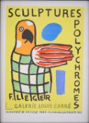 Fernand Leger (French 1881-1955) Sculptures Polychromes 1959 original lithograph in colours for