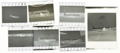 Terence Burke Collection approximately 500 35mm negatives of Douglas DC-6 and DC-7 aircraft, circa
