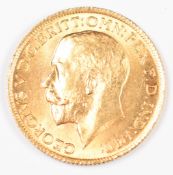 1915 George V gold full sovereign