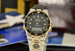 Breitling Navitimer 2400 Cosmos GMT wristwatch ref. 81490 with digital display, luminous hands and