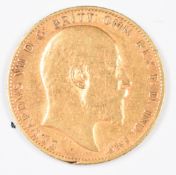 1903 Edward VII gold full sovereign