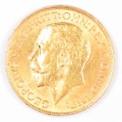 1914 George V gold full sovereign