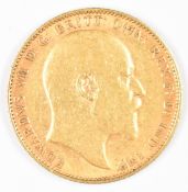 1902 Edward VII gold full sovereign