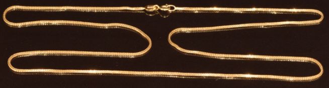 A 21k gold chain / necklace, 5.5g, 60cm
