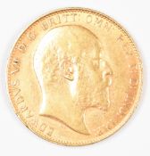 1910 Edward VII gold full sovereign
