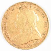 1894 Queen Victoria gold full sovereign