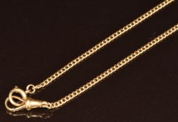 An 18ct gold watch or fob chain, 38cm, 8.3g.