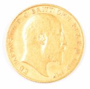 1906 Edward VII golf half sovereign