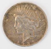 1923 USA silver Peace Dollar