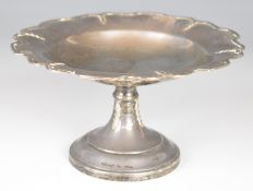 George V hallmarked silver bon bon dish, Birmingham 1919, maker Henry Williamson Ltd, diameter 14.