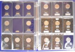 Charles III collectable coins to include 2023 set from 1p to £2 complete with salmon 50p, eight