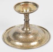 Edward VII hallmarked silver pedestal bon bon dish, Chester 1908, maker S Blanckensee & Son Ltd,