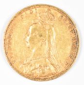 1892 Queen Victoria gold full sovereign