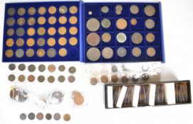 Georgian, William IIII, Victorian and later copper coinage to include three cartwheel twopences,