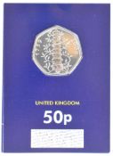 2019 Kew Gardens 50p coin, appears uncirculated, in Change Checker card