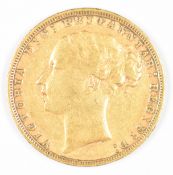 1880 Queen Victoria gold full sovereign