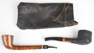 Two Mark Tinsky smoking pipes comprising Christmas 2021 Dress Casual and 2022 Bengal, one with