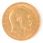1910 Edward VII gold full sovereign