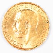 1913 George IV gold full sovereign