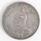 1893 German East Africa Wilhelm II 2 Rupien