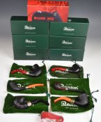 Six Peterson smoking pipes including Halloween 2021, 2022, 2023 (Jekyll and Hyde), Dracula etc,