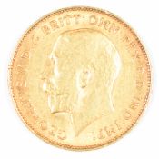 1926 George V gold half sovereign