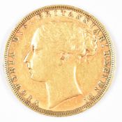 1878 Queen Victoria gold full sovereign