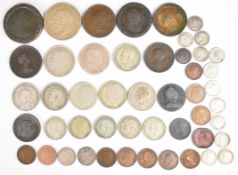 Elizabeth I, Georgian, Victorian and later British silver coinage comprising 50g pre-1920 and 118g