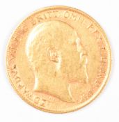 1906 Edward VII gold half sovereign