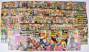 One hundred and fifty Bronze Age Marvel Team-Up comics to include Spider-Man, Captain America, The