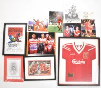[Signed Sporting Memorabilia] Framed poster for the Coppa Finale Dei Campioni (European Cup Final)