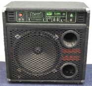Trace Elliot 715 SMC 150 Watt bass amplifier with GP7 graphic equalizer, 61cm x 61cm x 33cm.