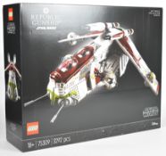 Lego Star Wars 'Ultimate Collector Series' Republic Gunship, 75309, 2021, in factory sealed box.